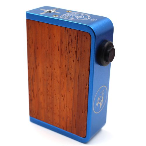 Blue Wolf Warrior Mechanical Box Mod Wooden 510 Thread Fit 18650 battery