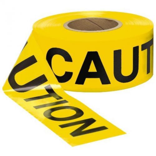 Tape 3Inx1000&#039; 2Mil Caution Bt100Cau2 Swanson Tool Co BT100CAU2 038987624636