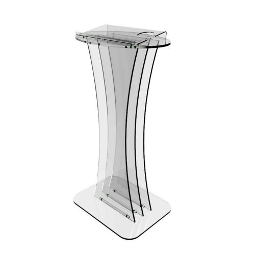 Assembled Acrylic/Podium/Lectern/Pulpit/Plexiglass/Lucite/clear 1803-1A