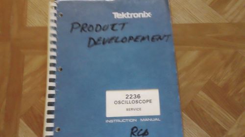 TEKTRONIX SERVICE  MANUAL 2236 OSCILLOSCOPE, LA501 LOGIC ANALYZER