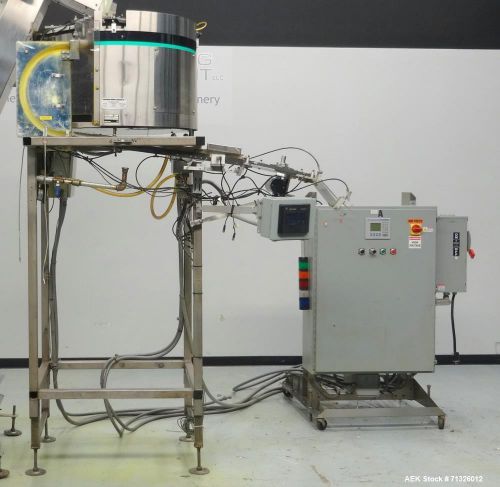 Used- Hoppmann Model FT301RLDSA Centrifugal Bowl Feeder. Is of stainless steel c