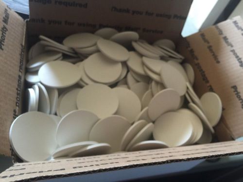 NEOPRENE RUBBER DISCS 1/8&#034; THICK  WHITE