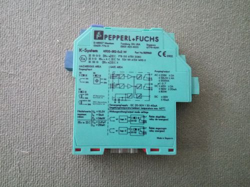 PEPPERL FUCHS KFD2-SR2-EX2.W AMPLIFIER --- 0% VAT INVOICE ---