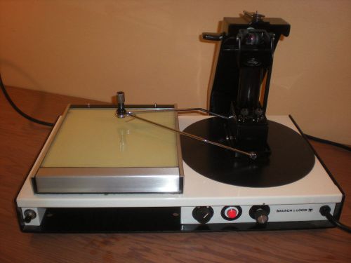 VINTAGE BAUSCH &amp; LOMB CENTRAL VISUAL FIELD PLOTTER