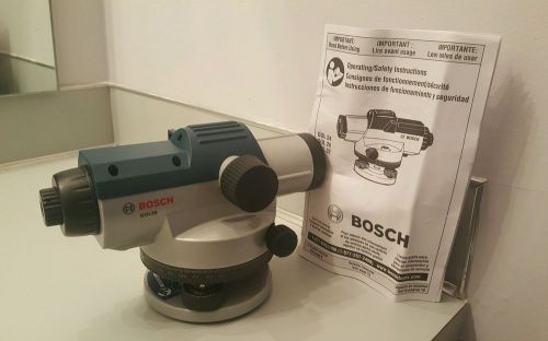 BOSCH GOL26 26X POWER LENS 8&#034; AUTOMATIC OPTICAL LEVEL IN EXCELLENT CONDITION