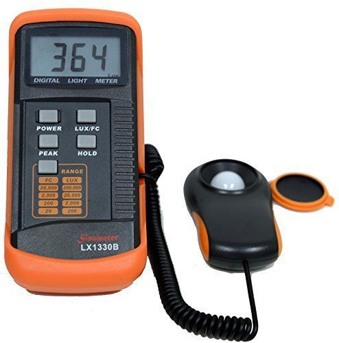 Dr.Meter Digital Illuminance/Light Meter LX1330B   0 - 200 000 Lux Luxmeter