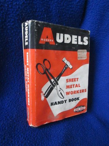 1962 AUDELS Sheet Metal Workers Handy Book Hard Cover