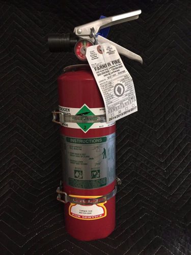 FIRE EXTINGUISHER REFURBISHED HALOTRON 5 LBS. 5# VEHICLE BRACKET