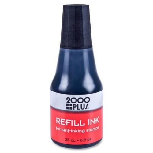 Cosco self-inking stamp ink refill ink 25 cc 0.9 oz. (black) for sale