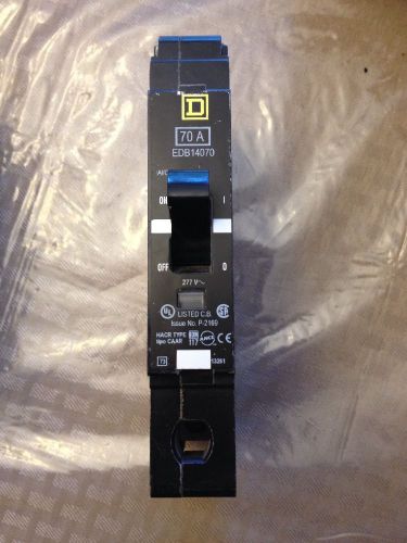 USED CLEAN SQUARE D EDB14070 Circuit Breaker 70 Amp