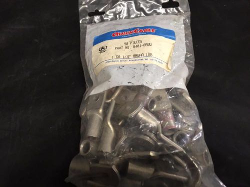 Bag of 50 Quick Cable 1 GA 1/4&#034; Magna Lug PN: 6401-0500