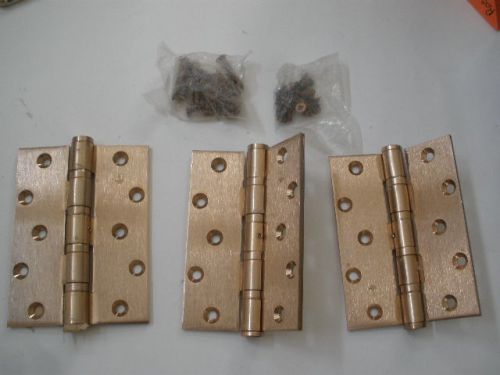 NEW (3) Hager Heavy Duty Bearing Door Hinges BB1199 138252-- 6 in x 4.5 in - New