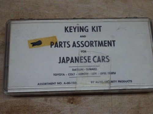 ASP A-00-103 JAPANESE CAR LOCK SERVICE KIT DATSUN SUBARU OPEL HONDA TOYOTA