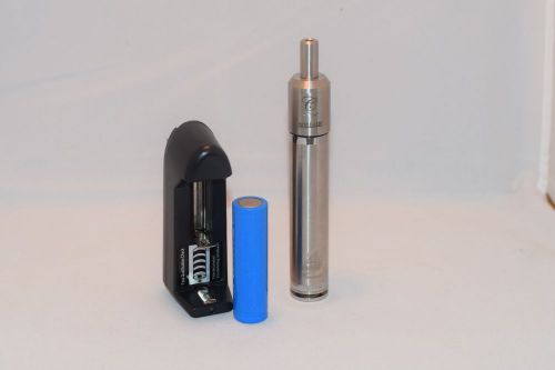 Caravela Mechanical Mod Vape Clone Stainless KIT wit PLUME VEIL SS RDA 18650