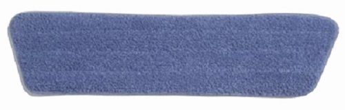 Rubbermaid, 18&#034;L x 5&#034;W, Blue, Flat Mop Pad Refill