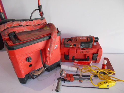 HILTI DD EC-1 WET DIAMOND CORE DRILL HOLE SAW WATER REC UNIT