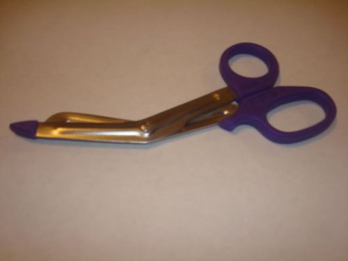 12 Pieces EMT Utility Scissors 5.5&#034; (Royal Blue Handle)