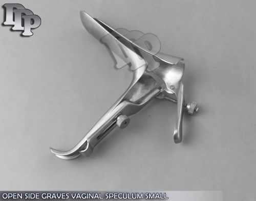 3 PIECES OF OPEN SIDE GRAVES VAGINAL SPECULUM SMALL SURGICAL INSTRUMENTS