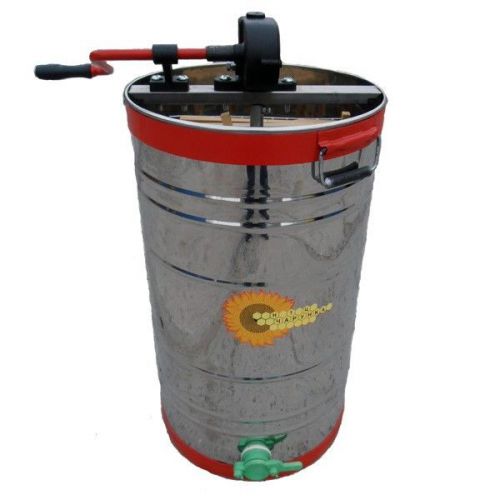 Honey extractor 2 framework stainless steel planetary drive beekeeping accessory for sale