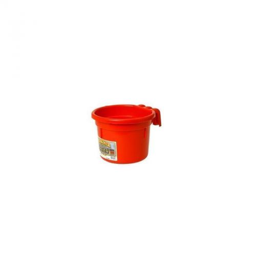 Livestock Pet Sturdy Pail Hook Over 8 Quart Red