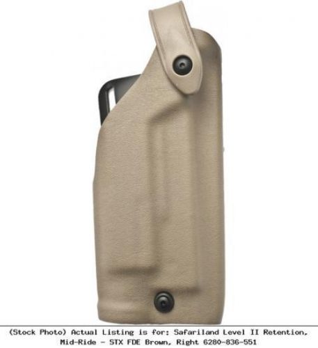 Safariland 6280-836-551 Earth Level II Mid-Ride SLS For Glock 17/22 Gun Holster