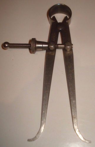 LUFKIN 4 INCH SPRING-TYPE INSIDE CALIPERS W/ FLAT LEGS