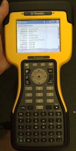 Trimble Ranger Data Collector w/ Survey Pro 4.50 - NO CHARGER