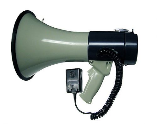 MG ELECTRONICS 25 WATT PIEZO DYNAMIC MEGAPHONE w/HANDHELD MICROPHONE