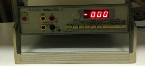 Tektronix CDM250 DIGITAL MULTIMETER SIU 306742 Tested and Working