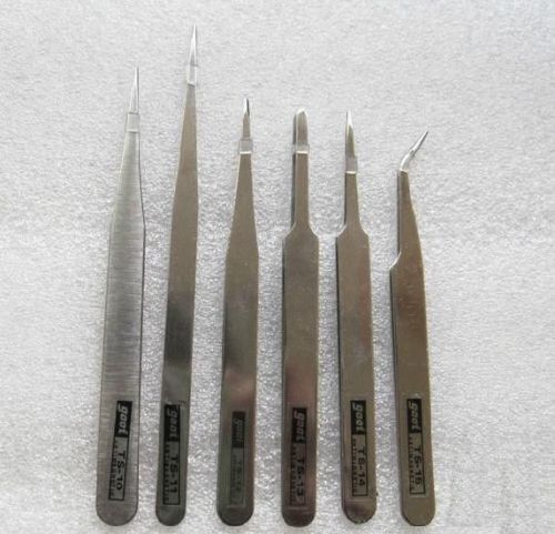 6pcs anti-static tweezer maintenance tool ts10-15 for sale