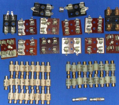 Lot of 45 Vtg Silicon Cartridge Rectifier Diodes 1N1084 SR74F 5MA4 NOS Ham Radio