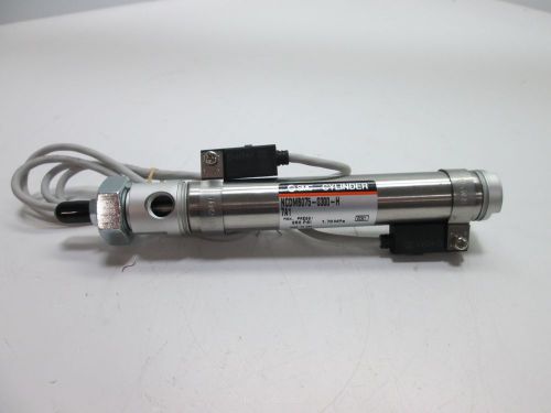 New smc ncdmb075-0300-h7a1 cylinder 3&#034; stroke 3/4&#034; bore, with 2x d-h7a1 switches for sale