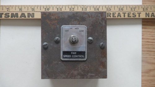 Industrial Electrical Fan Control - NEW