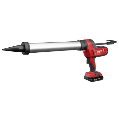 Milwaukee 2642-21ct m18 cordless 20-oz aluminum barrel caulk &amp; adhesive gun kit for sale