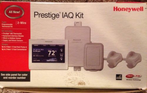 Honeywell ythx9421r5101ww white prestige 2 wire iaq kit with redlink for sale