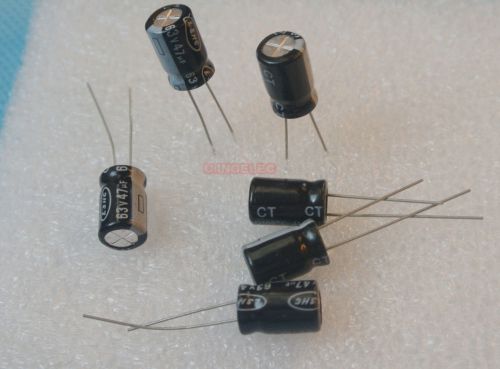 47uF 63V Electrolytic Capacitor 105degC 2000Hours LS x50pcs