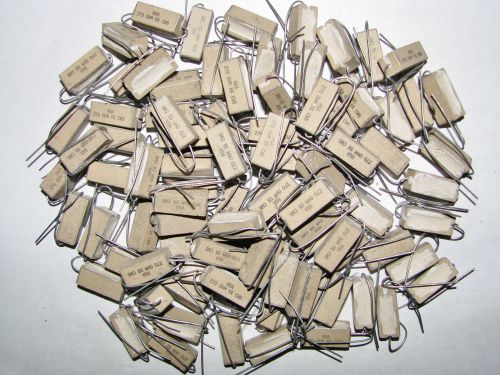 90 NOS RGA 270R 5WATT WIREWOUND CEMENT RESISTORS TUBE BIAS TRANSISTOR SUPPLY PRT