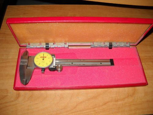 RARE VINTAGE 4&#034; METRIC PEACOCK STAINLESS PRESCISION CALIPER # 21-424 ORIG BOX