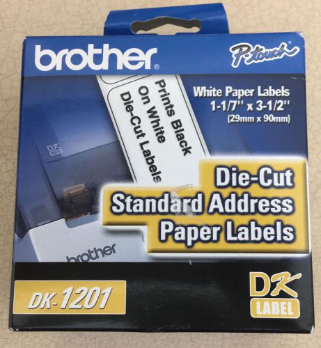 Brother P-Touch - DK1201 Labels, Address, White - 400 Labels FAST SHIP