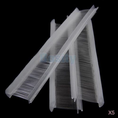 5x 10000pcs 0.8&#034; standard regular price label tagging tag gun barbs fasteners for sale