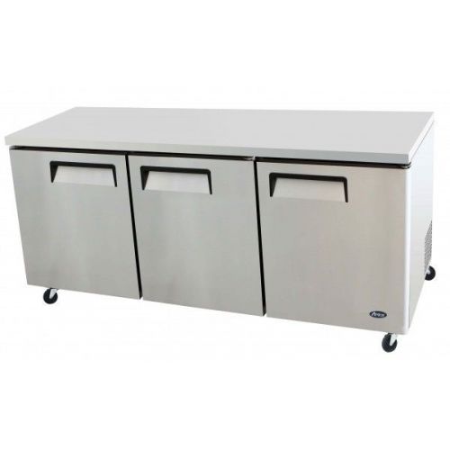 Atosa (3) Door Undercounter Refrigerator MGF8404