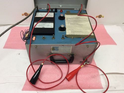 Associated Research portable DC HYPOT 5205 HI-POT 115V 5KVDC 10VA 2MA Cont Duty