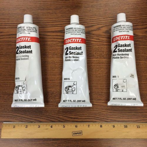 Lot of 3 Tubes (7oz) Loctite 30515 Gasket Sealant 2