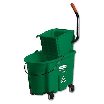 WaveBrake Side-Press Wringer/Bucket Combo, 8.75 gal, Green 7588-88 GRE