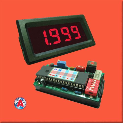 2A RED LED DIGITAL SOLAR PANEL GAUGE AMP METER AMMETER 4 BOAT TRUCK MPV SUV RV