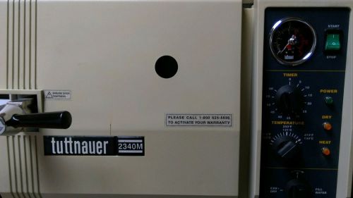 TUTTNAUER, MODEL 2340M, AUTOCLAVE, STERILIZER