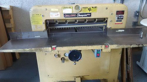 Challenge champion 305 paper cutter - one owner for sale