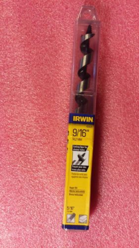 Irwin 49909 9/16&#034;x4-1/2 x7-1/2 Solid Center Auger Bit