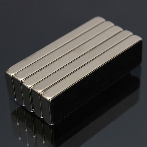 5pcs big strong block bar fridge magnets 40x10x4mm rare earth neodymium n52 for sale