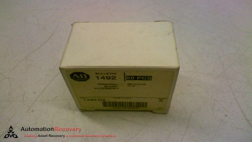 ALLEN BRADLEY 1492-N2 *PACK OF 50* SERIES A TERMINAL BLOCK ACCESSORY, NEW